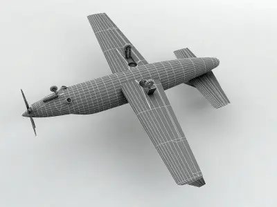 Comp Air 12 Aircraft Low-poly 3D model