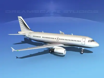 Airbus A319 Corporate 3 3D model