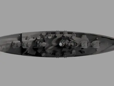 USS Pennsylvania Ship 3D model