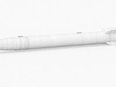 Mokopa Anti Tank Missile 3D model