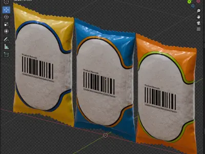 Salt Packaging 3D model