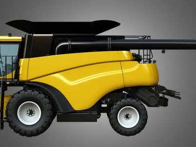 NH - CR 9070 Combine Harvester 3D model