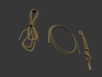 Historic fuse bundles Low-poly 3D model