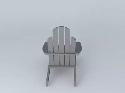 Adirondack lounge chair model Free 3D model