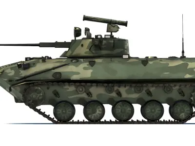 BMD-2 1985 3D model