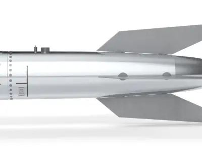 B61 Silver Bullet Fusion Bomb 3D model