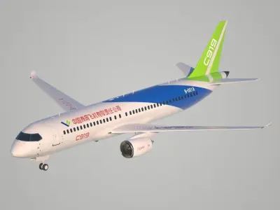 COMAC C919 3D model