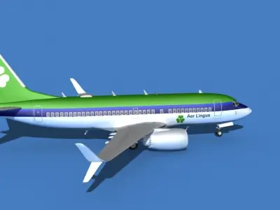 Boeing 737 MAX 7 Aer Lingus 3D model
