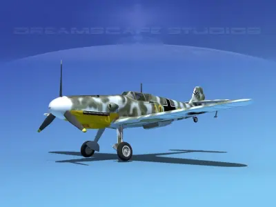 Messerschmitt BF-109 V11 3D model