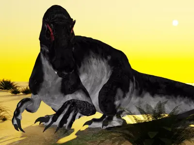 Australovenator Low-poly 3D model