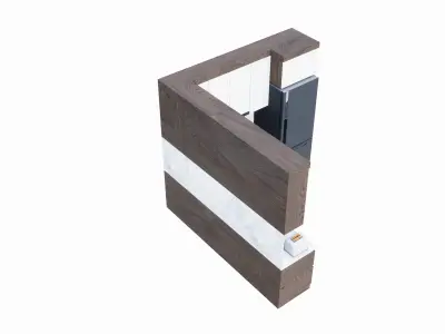 Kitchen Furniture Interior  Low-poly 3D model
