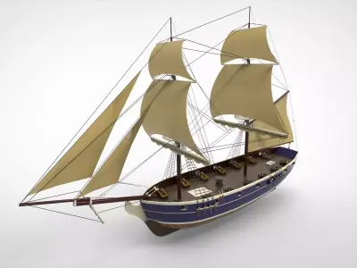 Historical Ships 3D model