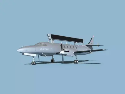 Swearingen RC-26 Condor V02 US Air Force 3D model