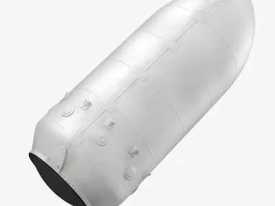 Spaceship Payload Capsule 3D model