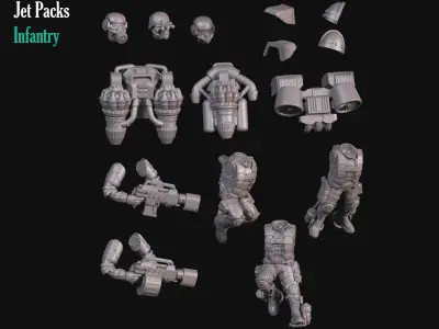 Jet Packs 3D print model