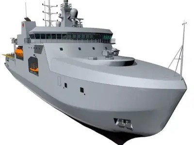 Arctic Patrol Vessel 3D model