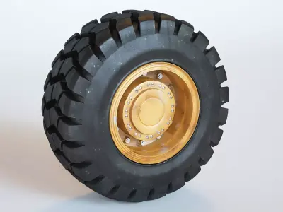 Wheel Tractor 3D model