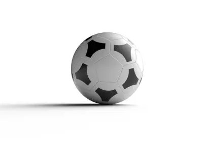 Soccer Ball M06b Low-poly 3D model