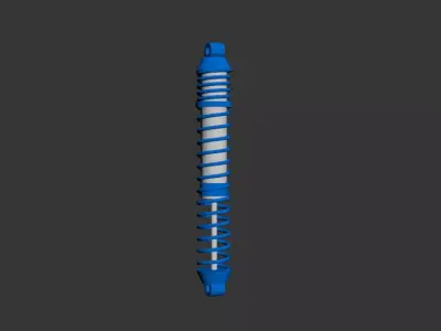 Simple Coil-over Suspension Low-poly 3D model