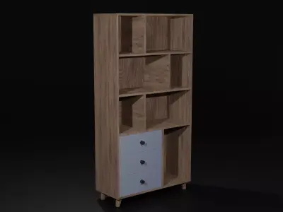 Modern Shelves  Free 3D model