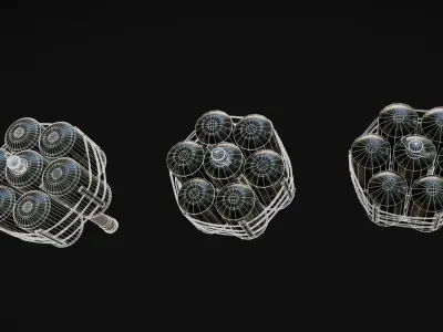 German WW2 M24 Anti-Tank Grenade 3D model