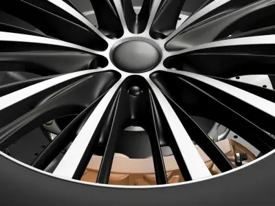 Toyota FT 86 open concept wheel 2014 3D model