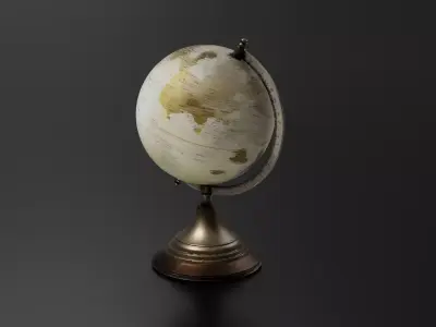 globe 1 3D print model