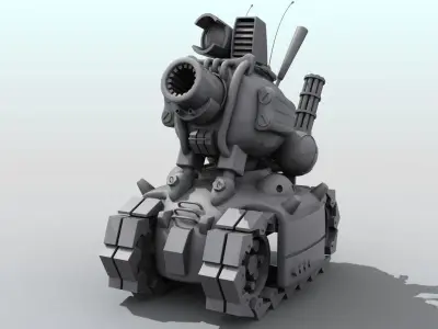 Metal Slug Tank 3D model