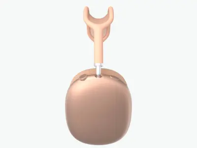 Apple Airpods Max Orange 3D model