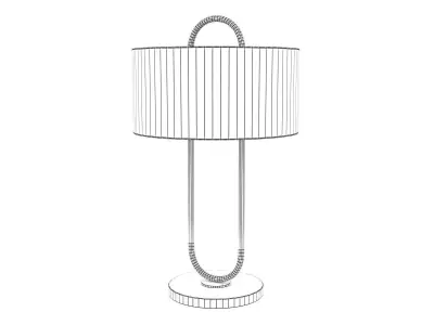 Warner Table Lamp Free 3D model