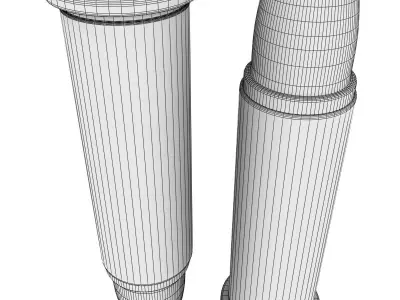 38 Special Cartridge 3D model