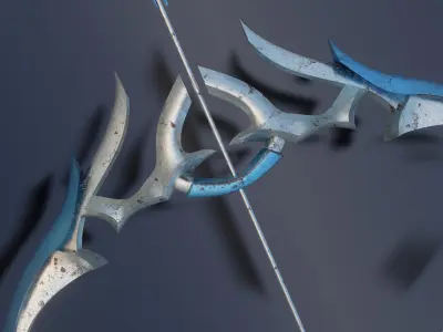 Fancy Bow - Project Files Free low-poly 3D model