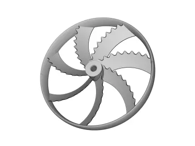 Bionic drone propeller 3D print model