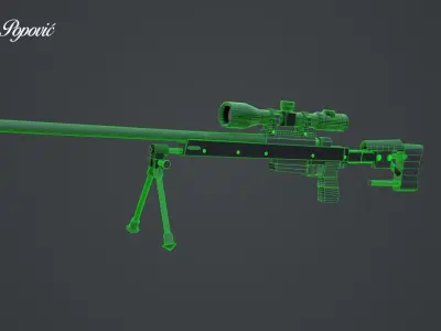 Zastava M07 3D model