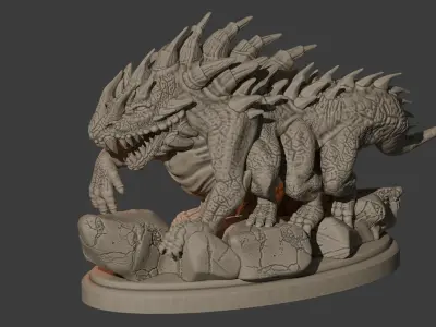 Basilisk 3D print model