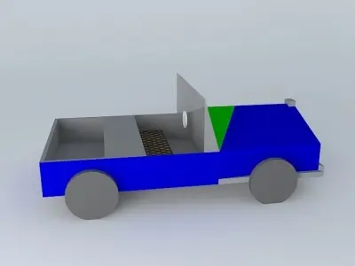 JEEP truck Free 3D model