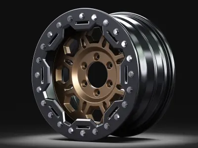 Maverick X3 Beadlock Wheel 3D model