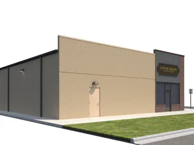 Retail-063 Retail Store 3D model