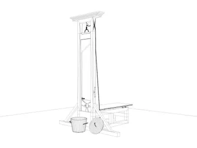 Guillotine 1789 Update Free 3D model
