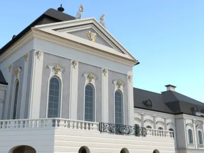Presidential palace - 2019 reconstruction - Bratislava Slovakia 3D model