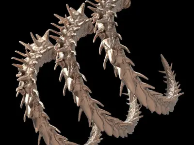 Armageddon Dragon Tail 3D model