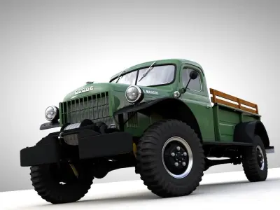 DODGE POWER WAGON 1946 3D model