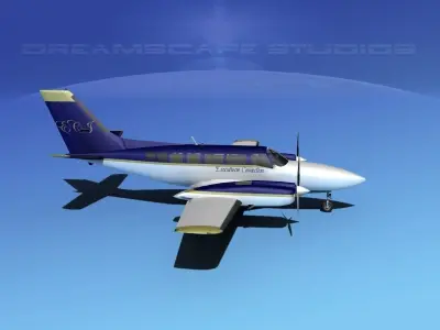 Cessna 404 Titan Executive Connection 3D model