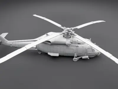SeaHawk mini scale model 3D print model