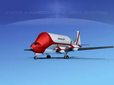 Aero Spacelines Super Guppy V03 3D model
