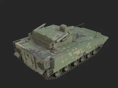 4 coatings of NORINCO GROUP VN17 Infantry fighting vehicle IFV Low-poly 3D model