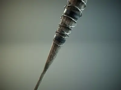 Baseball bat Low-poly 3D model