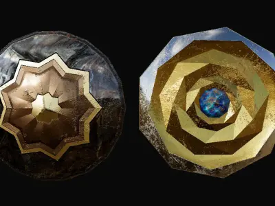 WWAATD Shields Models Free low-poly 3D model