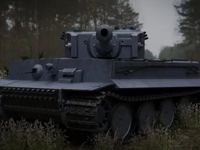 Tank Tiger 1  3D model