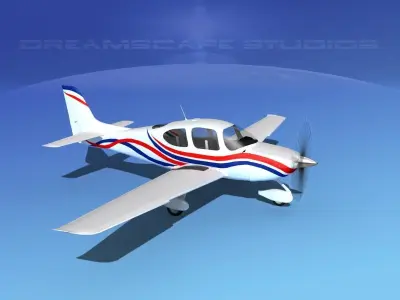 Cirrus SR22 V11 3D model